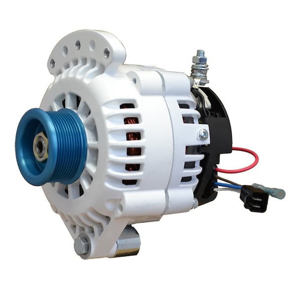 Balmar Alternator 120 AMP 12V 1-2in Single Foot Spindle Mount J10 Pulley w/Isolated Ground 621-120-J10 - main